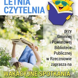 Plakat Plenerowej Letniej Czytelni